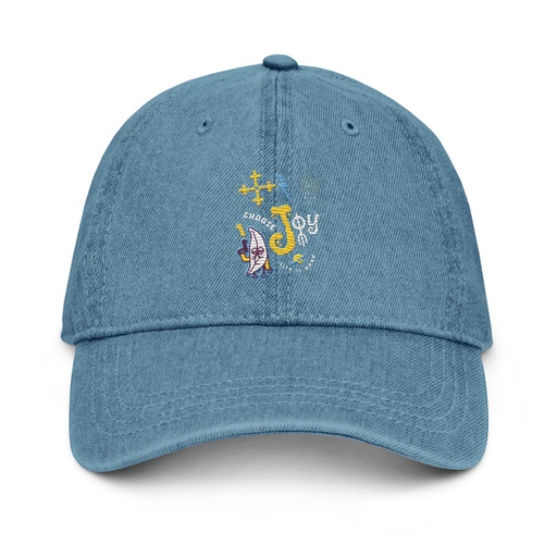 [ID: 463-G373] Choose Joy Denim Hat