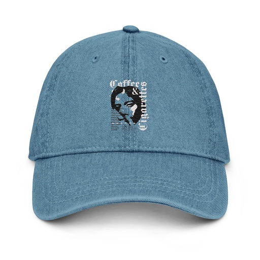 [ID: 463-G392] Coffee & Cigarettes Denim Hat