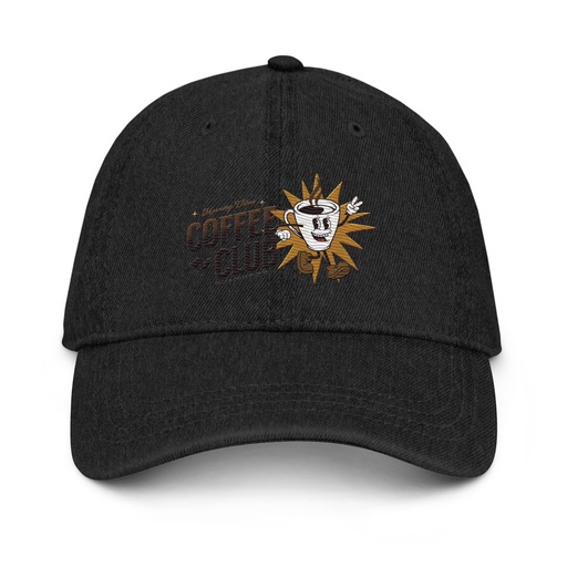 [ID: 463-G396] Coffee Club Denim Hat