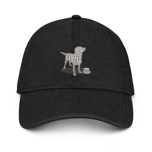 [ID: 463-G399] Coffee Dog Denim Hat
