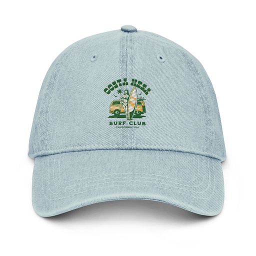 [ID: 463-G425] Costa Mesa Surf Club - Campervan Denim Hat