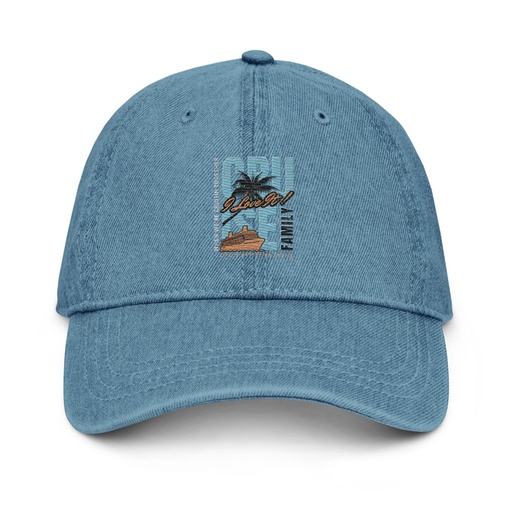 [ID: 463-G440] Cruise Ship Denim Hat