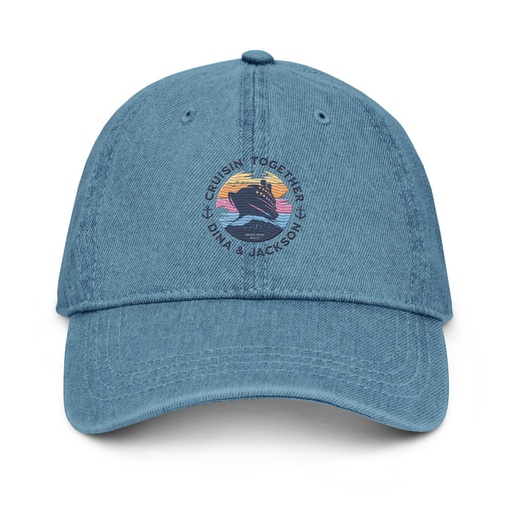 [ID: 463-G441] Cruisin' Together - Cruise Ship Denim Hat