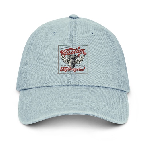 [ID: 463-G445] custom motorcycle  Denim Hat