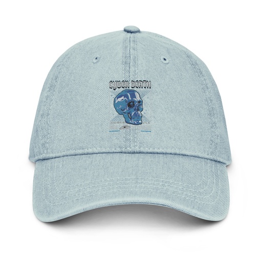 [ID: 463-G457] Cyber Death - Skull Denim Hat