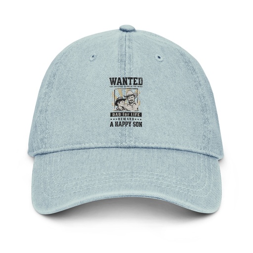 [ID: 463-G461] Dad Wanted Denim Hat