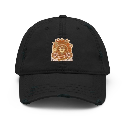 [ID: 396-G11] 60s tee design Distressed Dad Hat