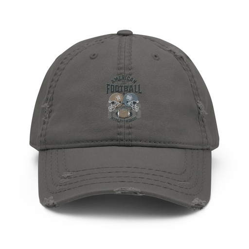 [ID: 396-G64] American All Star Football - Sports Helmet Distressed Dad Hat