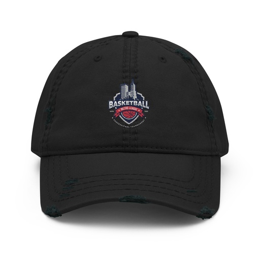 [ID: 396-G149] Basketball Sports Logo Distressed Dad Hat