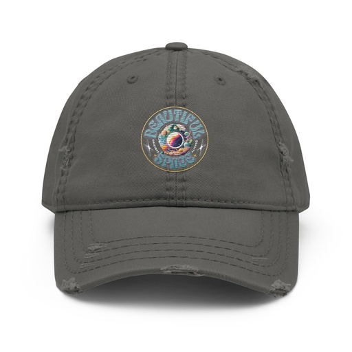 [ID: 396-G173] Beautiful Space Distressed Dad Hat