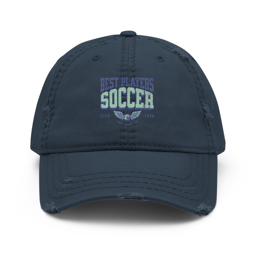 [ID: 396-G190] Best Players Soccer Distressed Dad Hat