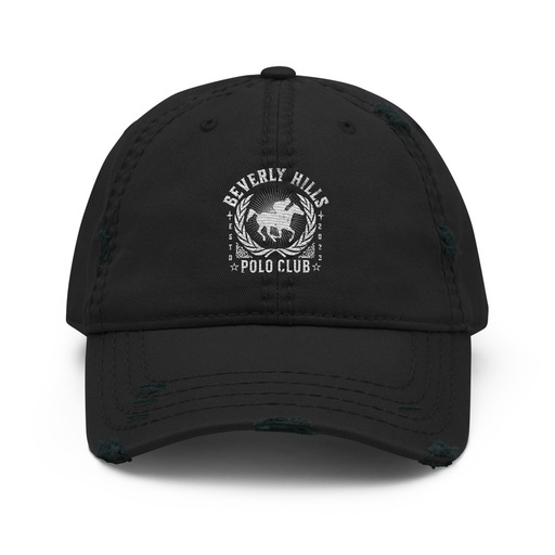 [ID: 396-G196] BEVERLY HILLS POLO CLUB Distressed Dad Hat