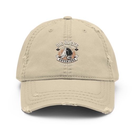 [ID: 396-G203] Big Rocks Climbing - Outdoor Adventure Distressed Dad Hat