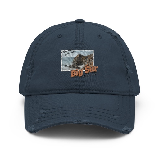 [ID: 396-G205] Big Sur, Cali Distressed Dad Hat