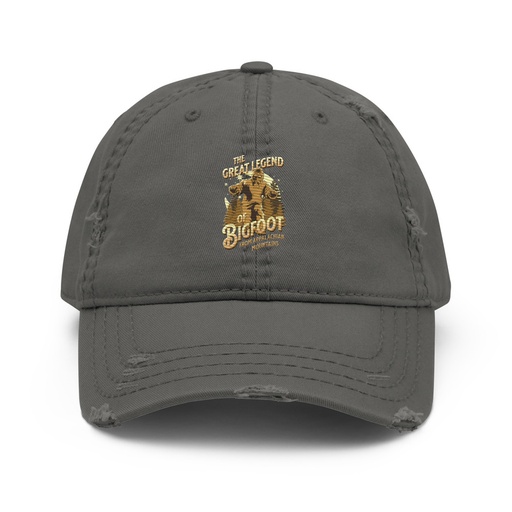 [ID: 396-G206] Bigfoot Legend  - Appalachian Forest Distressed Dad Hat