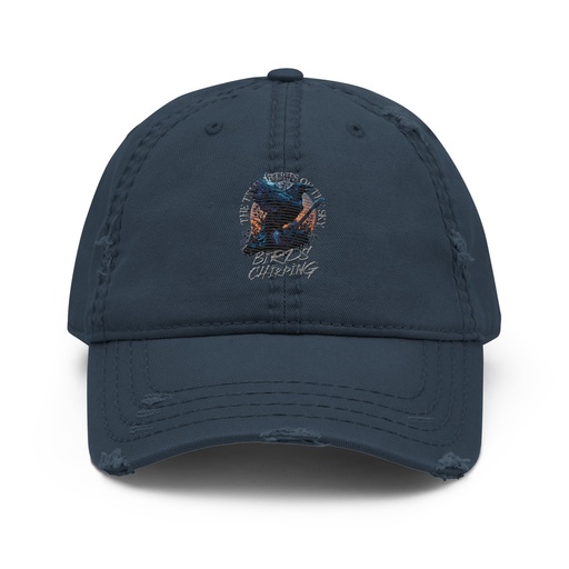 [ID: 396-G210] Birds Chirping Distressed Dad Hat