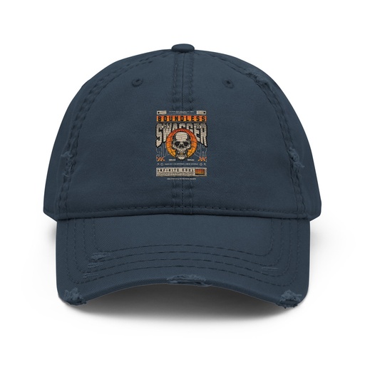 [ID: 396-G273] Boundless Swagger Distressed Dad Hat