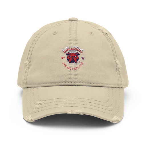 [ID: 396-G295] Bulldogs Athletic - Sports Apparel Distressed Dad Hat