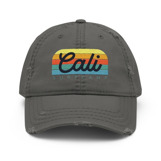 [ID: 396-G311] Cali Surf Camp - Outdoor Distressed Dad Hat