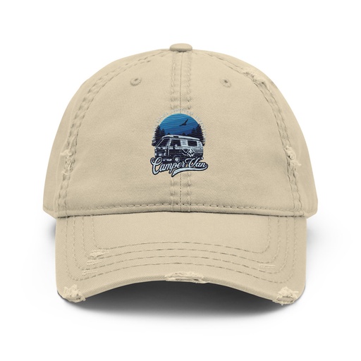 [ID: 396-G323] Campervan Distressed Dad Hat