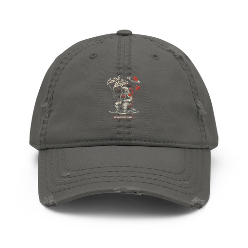 [ID: 396-G341] Catch the Magic Distressed Dad Hat