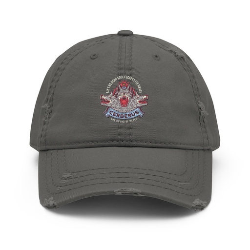 [ID: 396-G353] Cerberus - Underworld Dogs Distressed Dad Hat