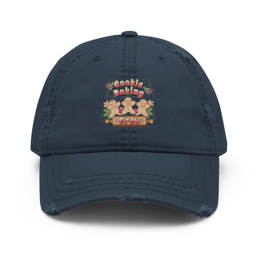 [ID: 396-G415] Cookie Baking Crew Distressed Dad Hat