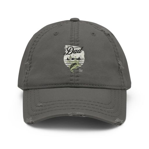 [ID: 396-G419] Coolest Dad Distressed Dad Hat