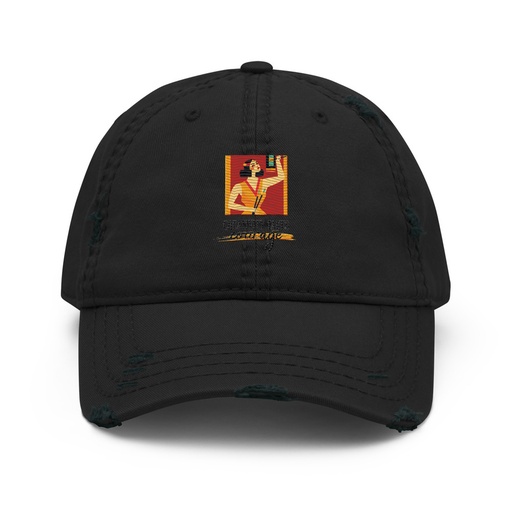 [ID: 396-G434] Creativity Takes Courage Distressed Dad Hat