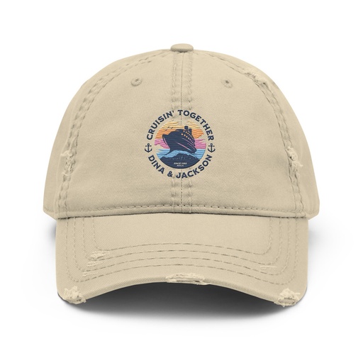 [ID: 396-G441] Cruisin' Together - Cruise Ship Distressed Dad Hat