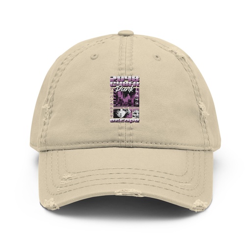 [ID: 396-G458] Cyber Punk Escape - Japanese Anime Distressed Dad Hat
