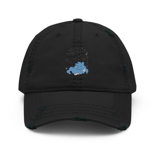 [ID: 396-G485] Delulu is the Solulu! - Typographic Cartoon Streetwear Distressed Dad Hat