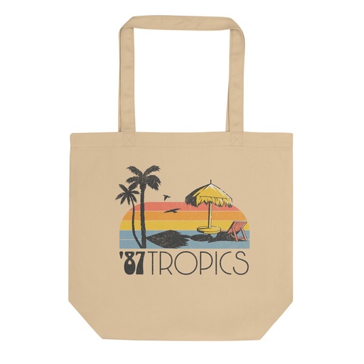 [ID: 367-G2] '87 Tropics Eco Tote Bag
