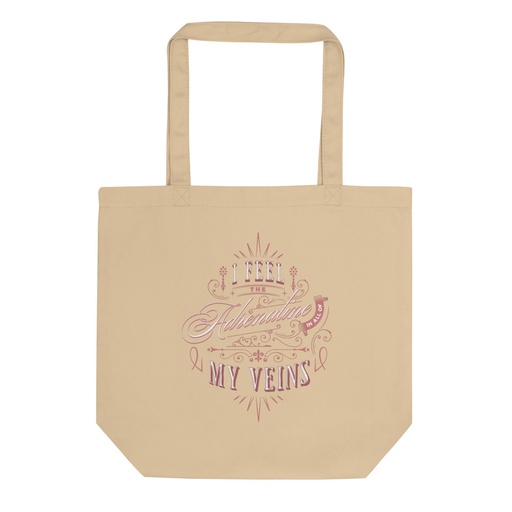 [ID: 367-G24] Adrenaline in my Veins - Victorian Eco Tote Bag