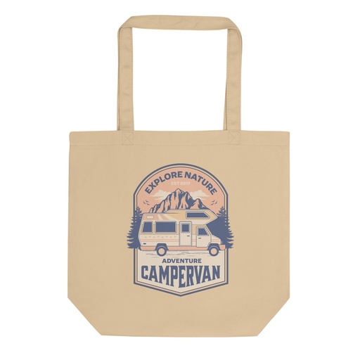 [ID: 367-G29] Adventure Campervan - Outdoor Eco Tote Bag