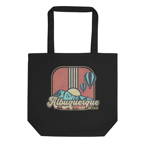 [ID: 367-G36] Albuquerque - Retro Hot Air Baloon Eco Tote Bag