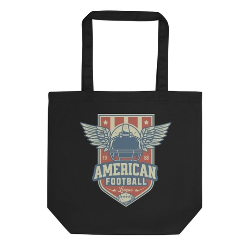 [ID: 367-G70] American Football League - Sports Helmet Eco Tote Bag