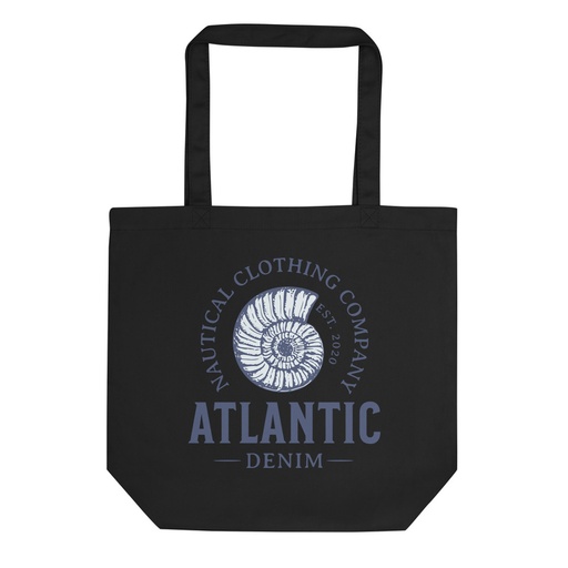 [ID: 367-G113] Atlantic Denim - Nautical Eco Tote Bag