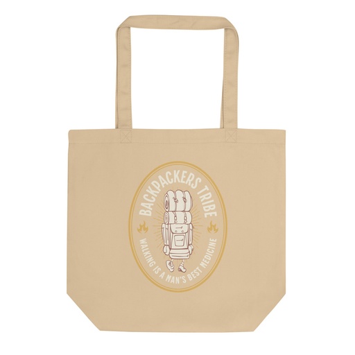 [ID: 367-G125] Backpackers Tribe - Adventure Badge Eco Tote Bag