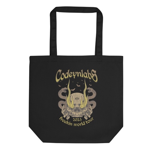[ID: 367-G137] Band Merchandise Tour Illustration Eco Tote Bag