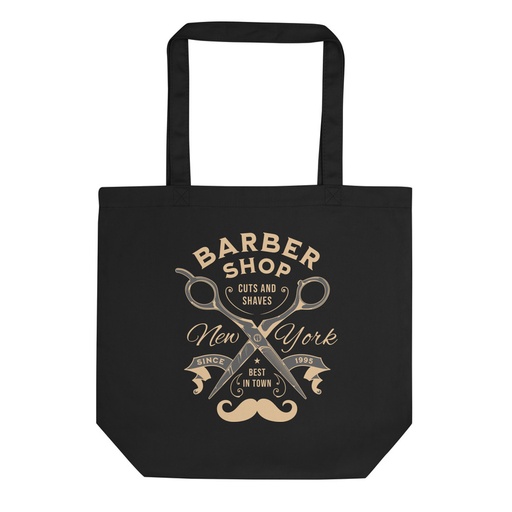 [ID: 367-G139] Barber Shop Cuts & Shaves - Scissor Eco Tote Bag