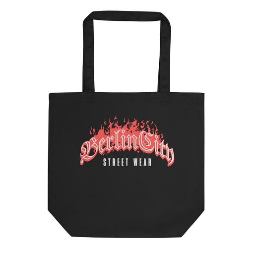[ID: 367-G183] Berlin City Streetwear - Fire Eco Tote Bag
