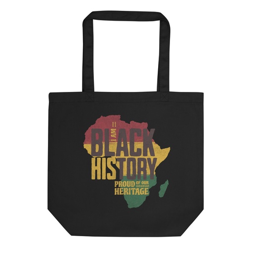 [ID: 367-G217] Black History - Heritage Map Eco Tote Bag