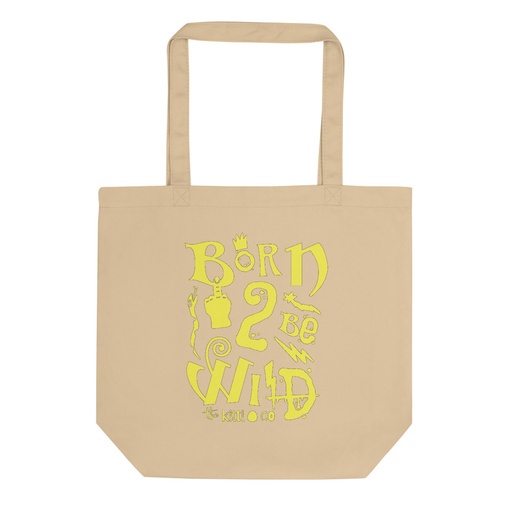 [ID: 367-G255] Born 2 Be Wild Eco Tote Bag