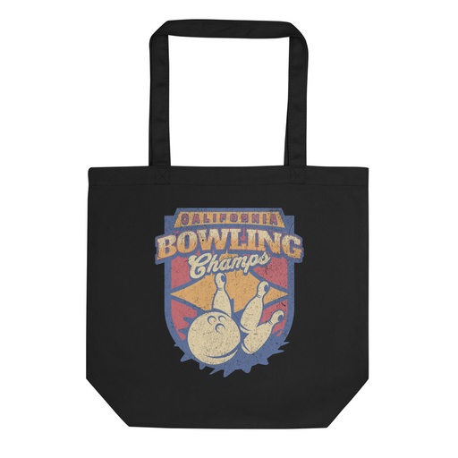[ID: 367-G275] Bowling Championship - Retro Athlectic Sports Eco Tote Bag