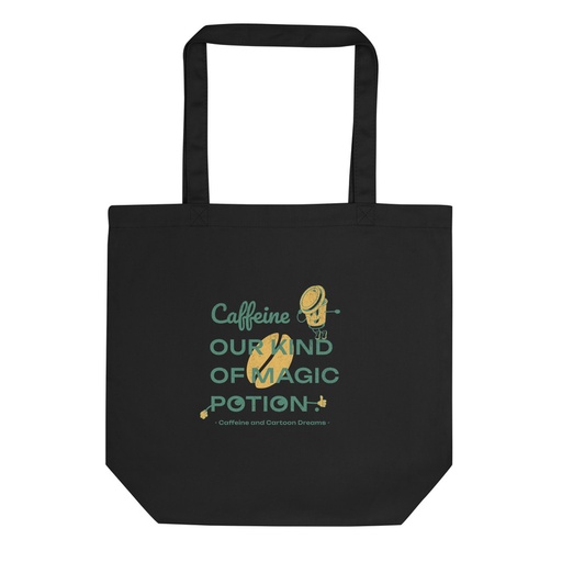 [ID: 367-G307] Caffeine Cartoon Eco Tote Bag