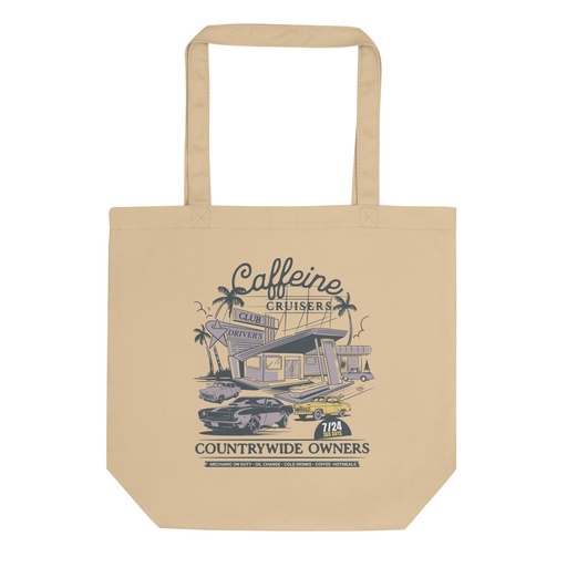 [ID: 367-G308] Caffeine Cruisers Eco Tote Bag