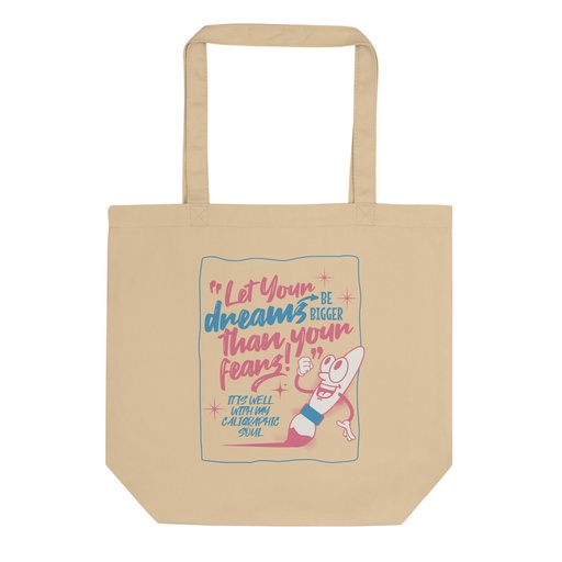 [ID: 367-G320] Calligraphic Soul Eco Tote Bag