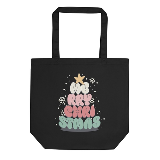 [ID: 367-G334] Cartoony Christmas Tree Eco Tote Bag