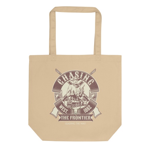 [ID: 367-G360] Chasing the Frontier Eco Tote Bag